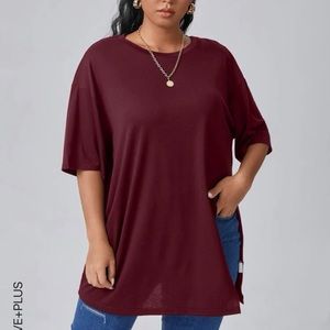 Split hem tee
